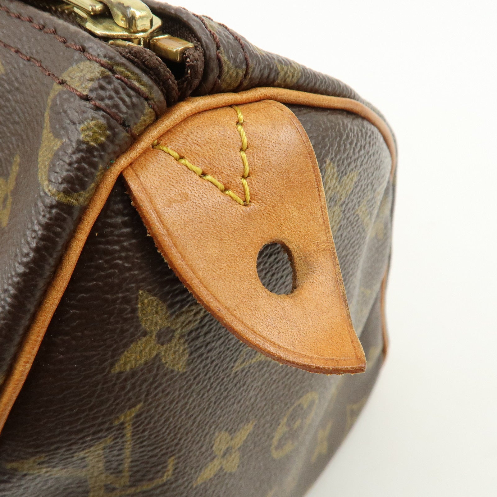 Louis Vuitton Monogram Speedy 25 Boston Bag Hand Bag Brown M41528