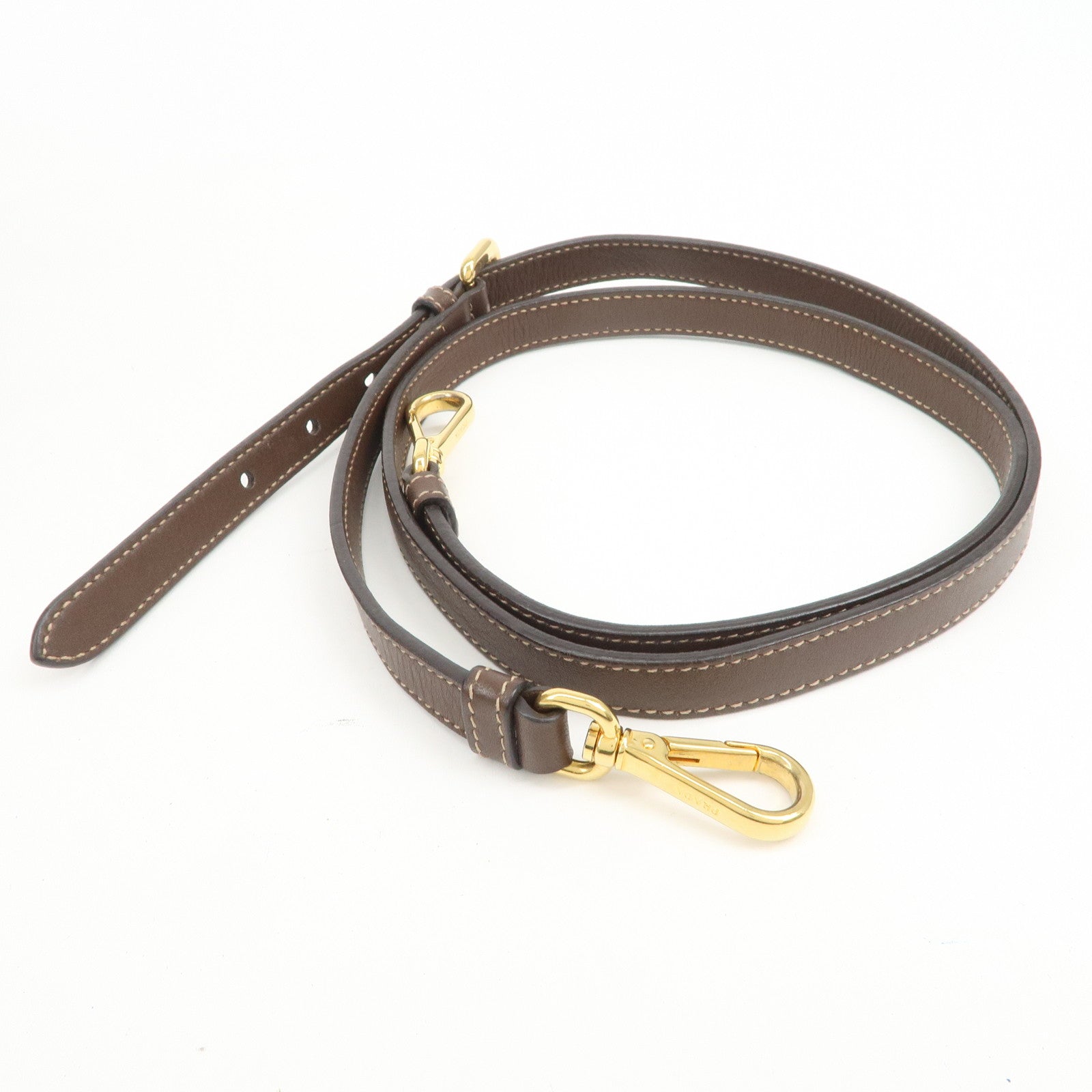 PRADA Jaguard Canvas Leather 2Way Tote Bag Shoulder Bag BN1841