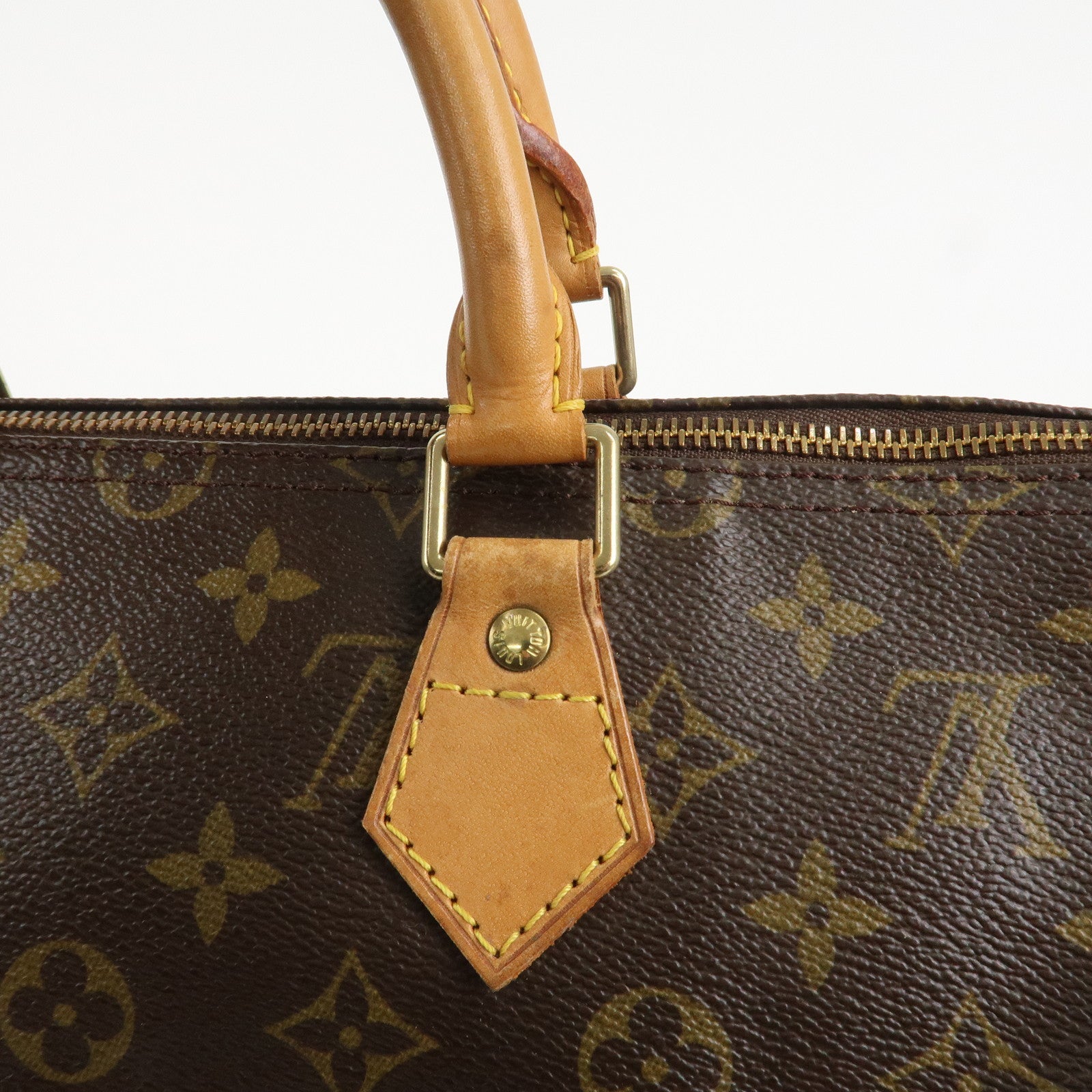 Louis Vuitton Monogram Speedy 35 Hand Bag Boston Bag M41524 Used