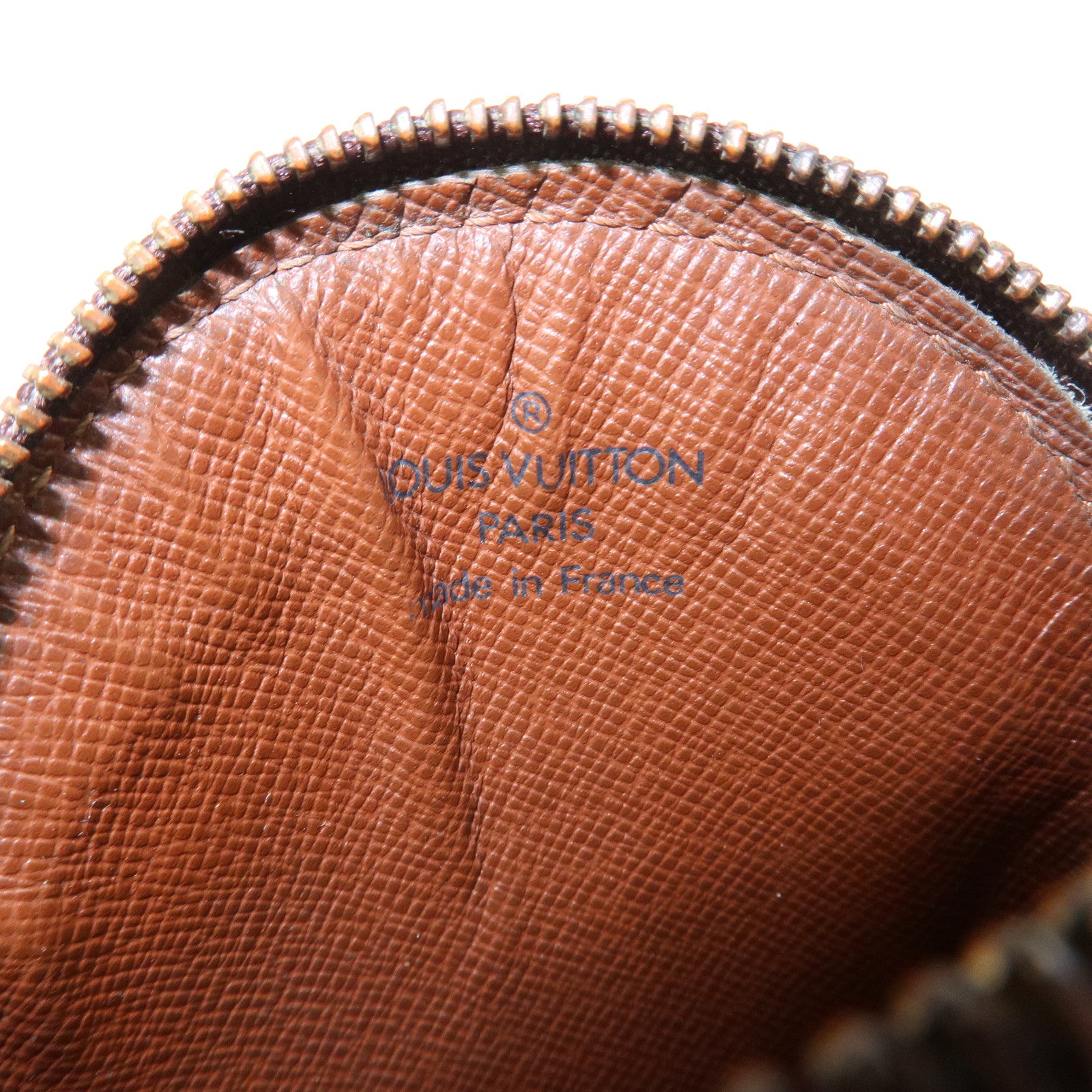 Louis Vuitton Monogram Porte Monnaie Rond Coin Case Brown M61926