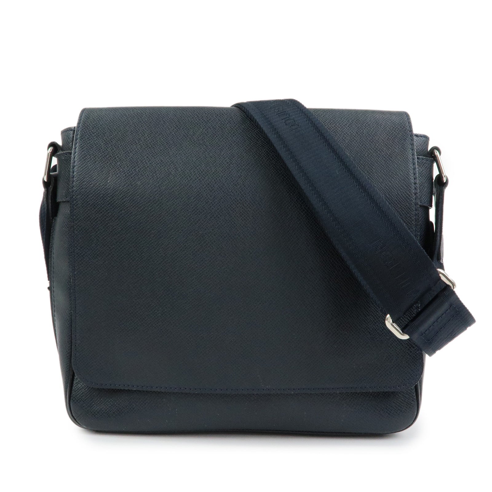 Louis Vuitton Taiga Leather Shoulder Crossbody Bag Boreal M32632