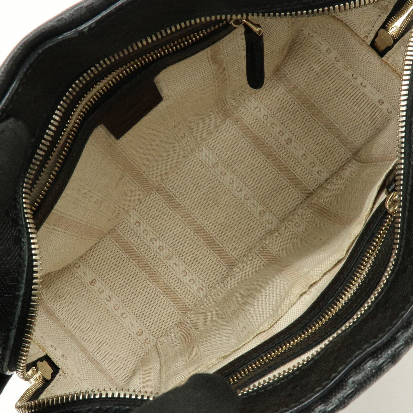 GUCCI Diamante Leather 2Way Bag Hand Bag Shoulder Bag Black 354224