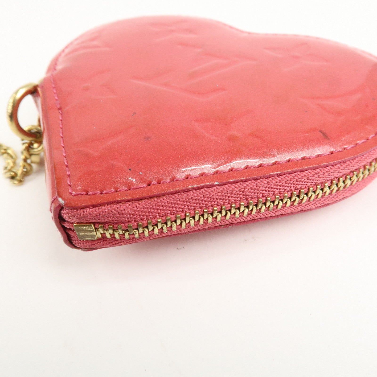 Louis Vuitton Monogram Vernis Porte Monnaie Coeur Coin Case M93562