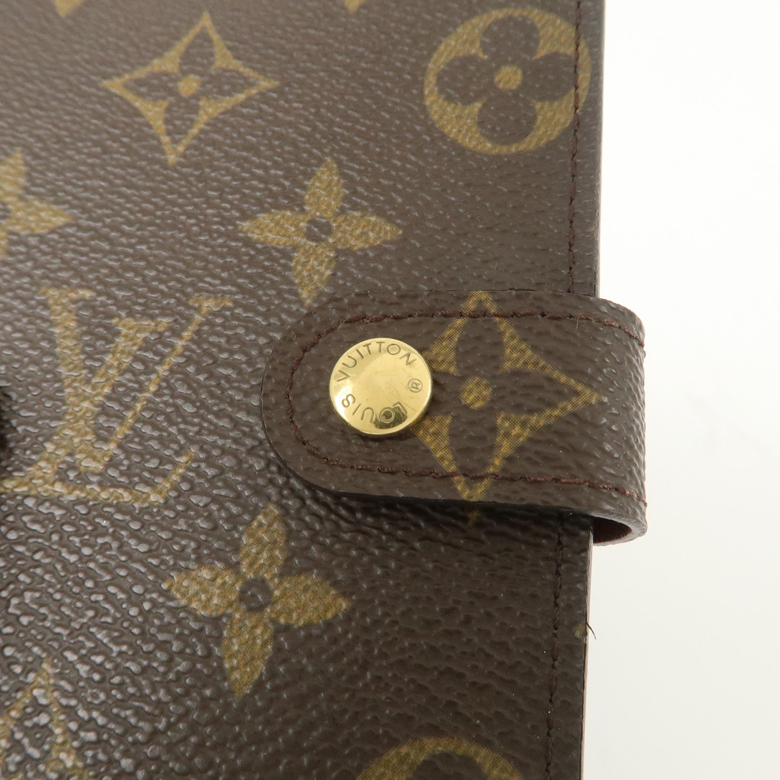 Louis Vuitton Monogram Agenda PM Planner Cover Brown R20005