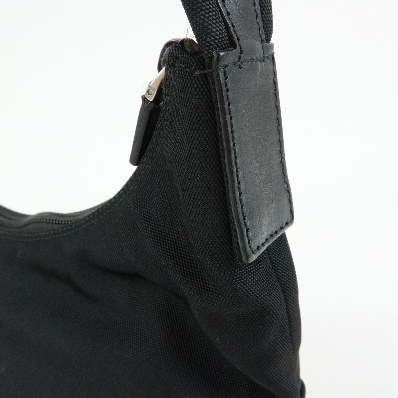 GUCCI Canvas Leather Shoulder Bag Hand Bag Black 001・3386・1705