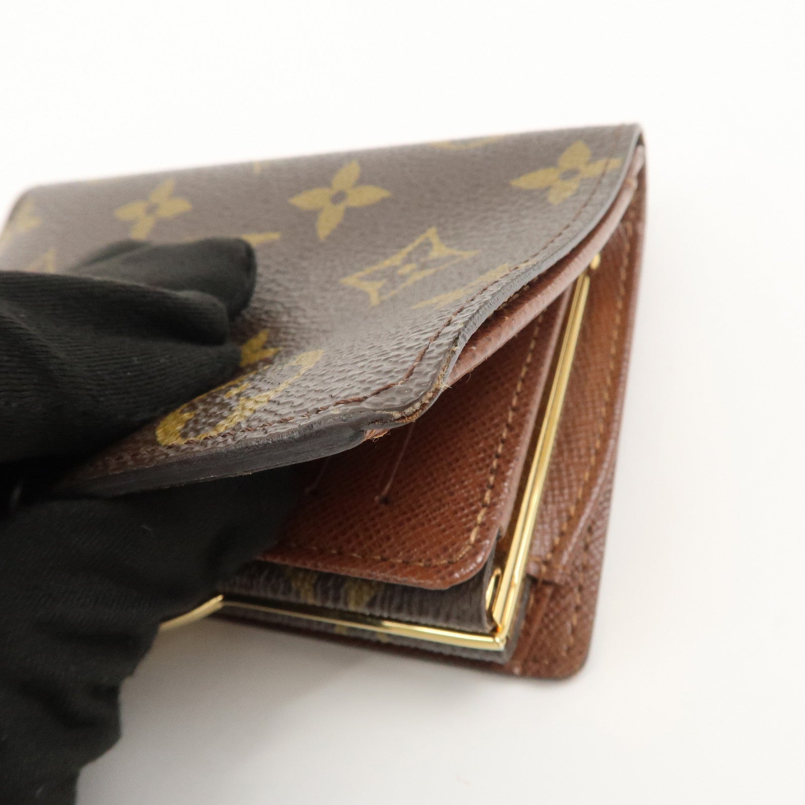 Louis Vuitton Monogram Portefeuille Viennois Wallet Brown M61674 Used