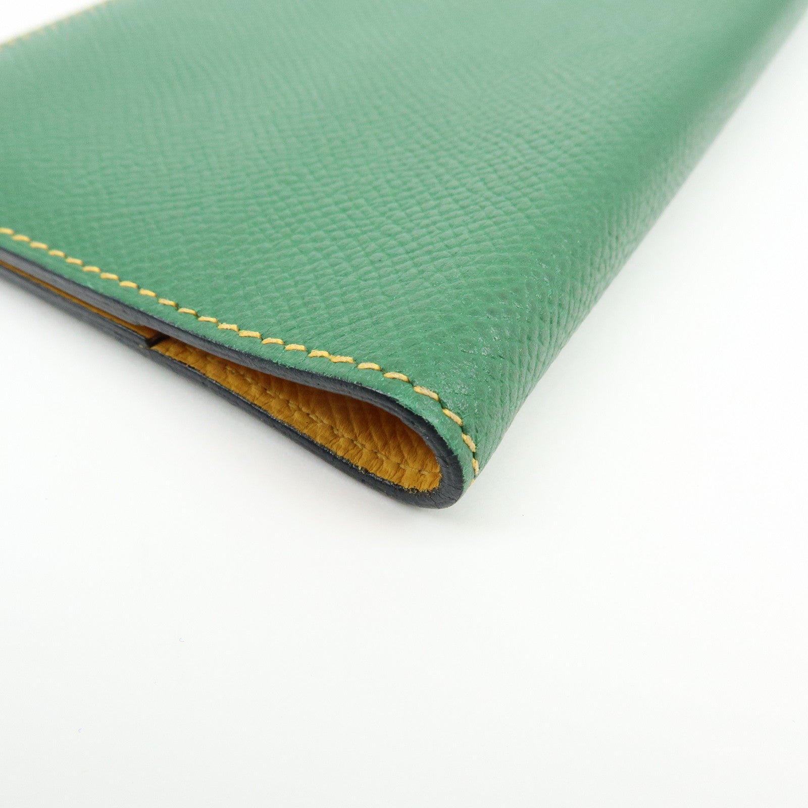 HERMES Veau Epsom Agenda GM Planner Cover □A Stamped Green