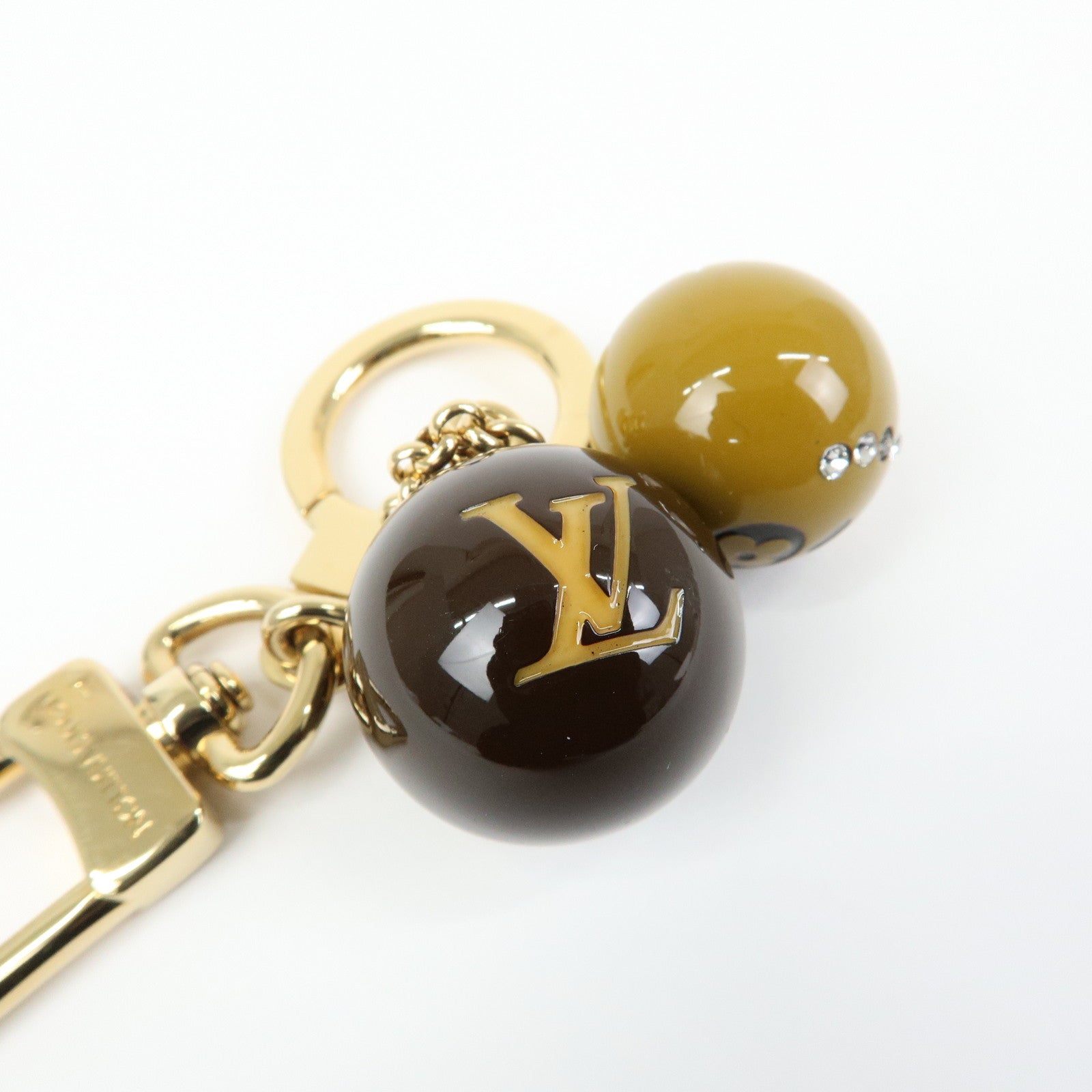 Louis Vuitton Jack & Lucy Key Chain Halloween Brown Gold M65376