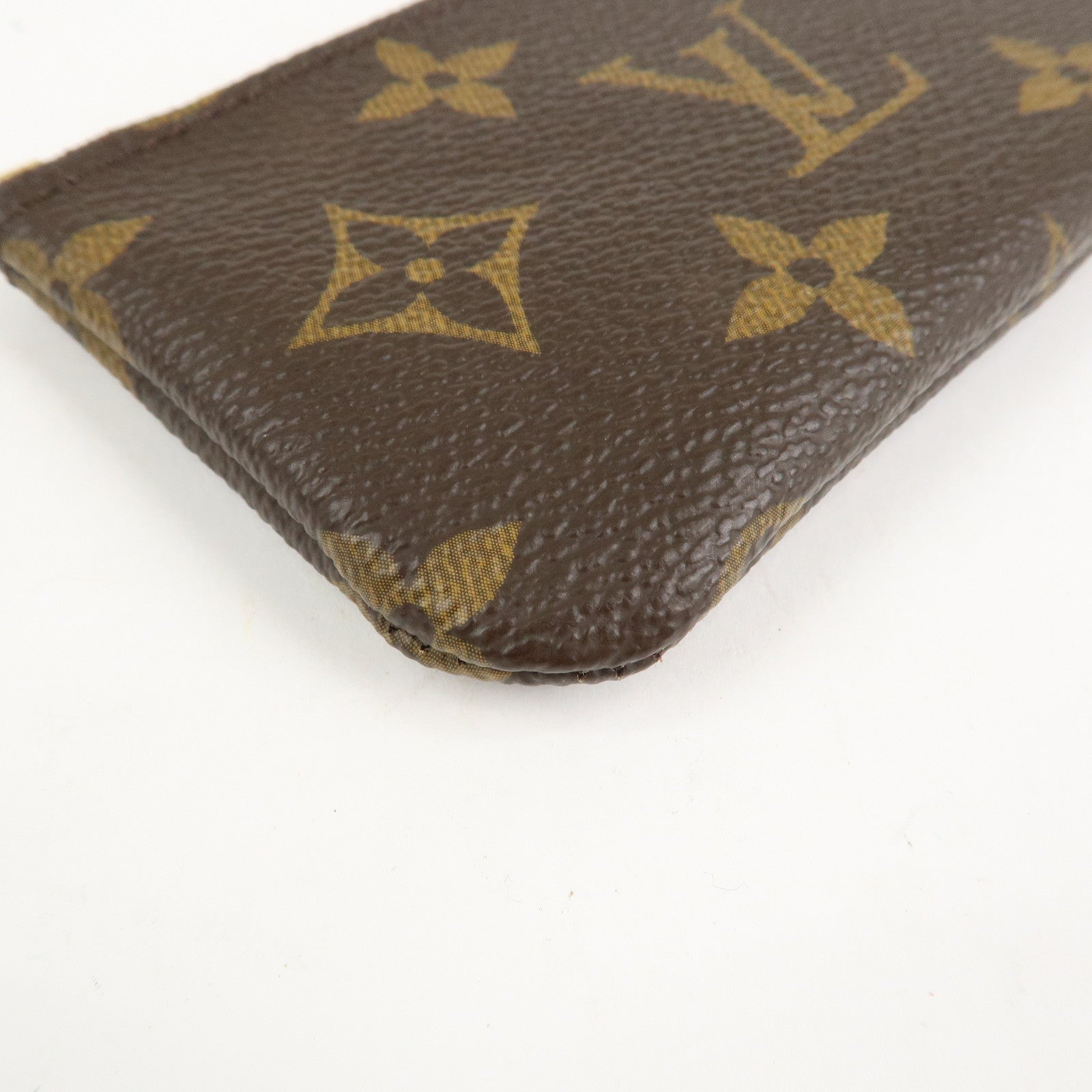 Louis Vuitton Monogram Pochette Cles Coin Case Key Case M62650