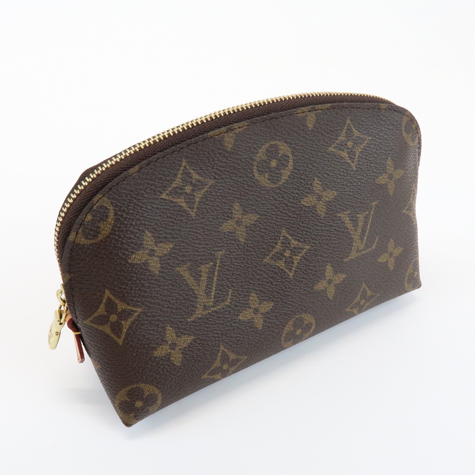 Louis Vuitton Monogram Pochette Cosmetic Pouch Brown M47515