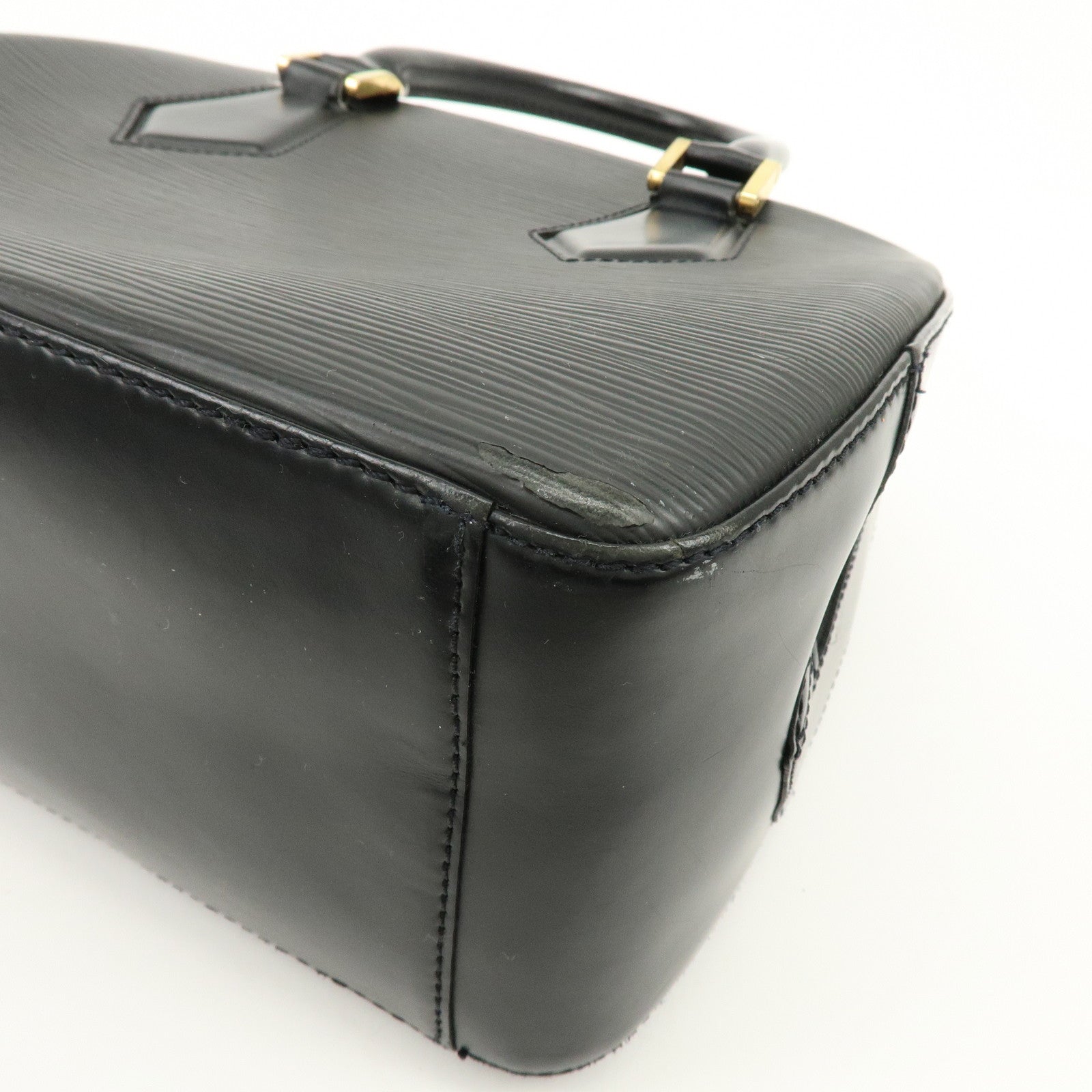 Louis Vuitton Epi Leather Sablons Hand Bag Noir Black M52042
