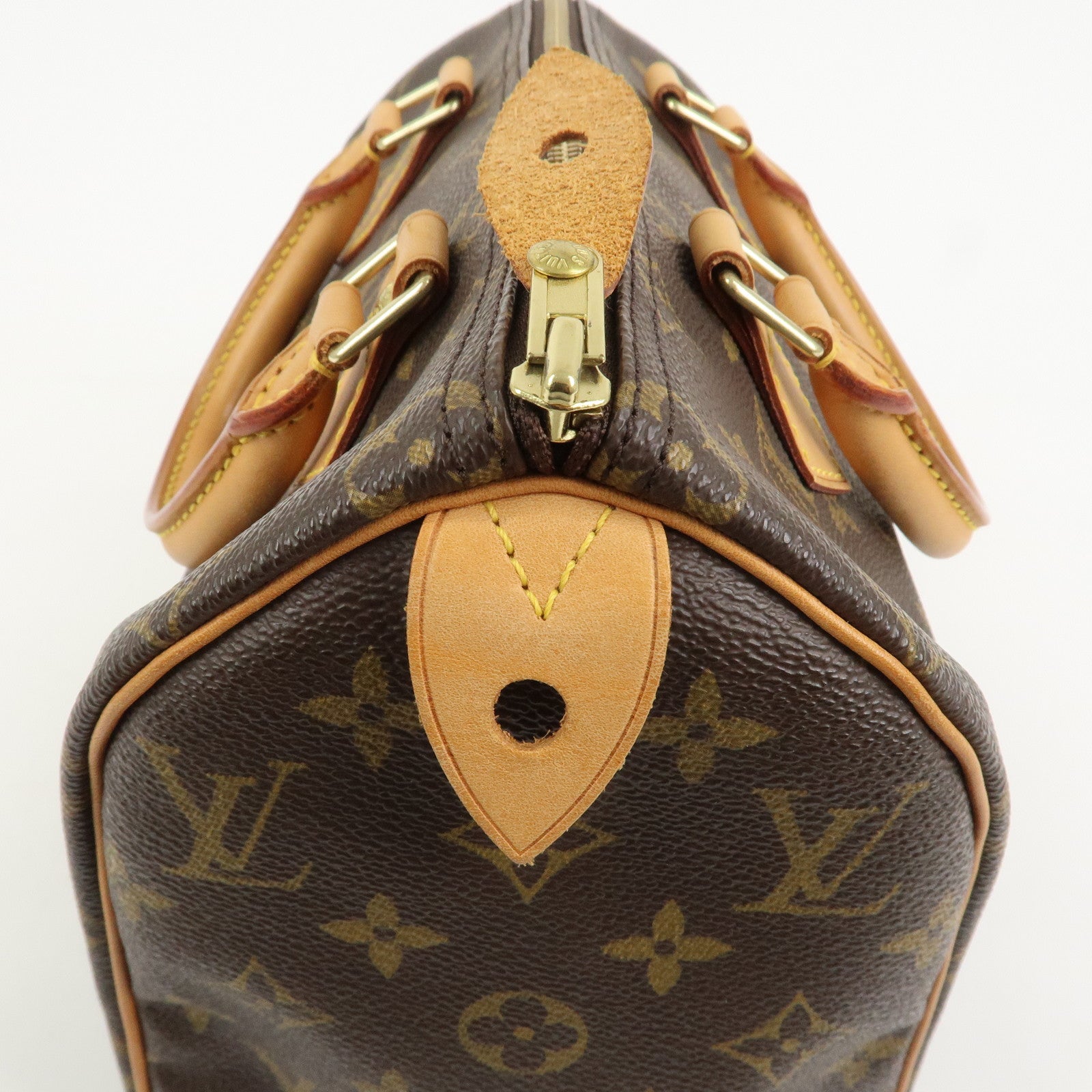 Louis Vuitton Monogram Speedy 25 Boston Bag Hand Bag Brown M41528