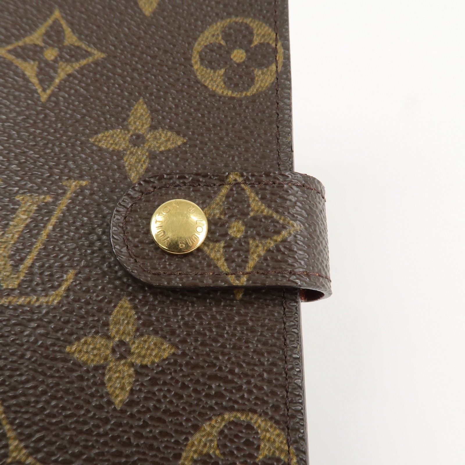 Louis Vuitton Monogram Agenda PM Planner Cover Brown R20005 Used