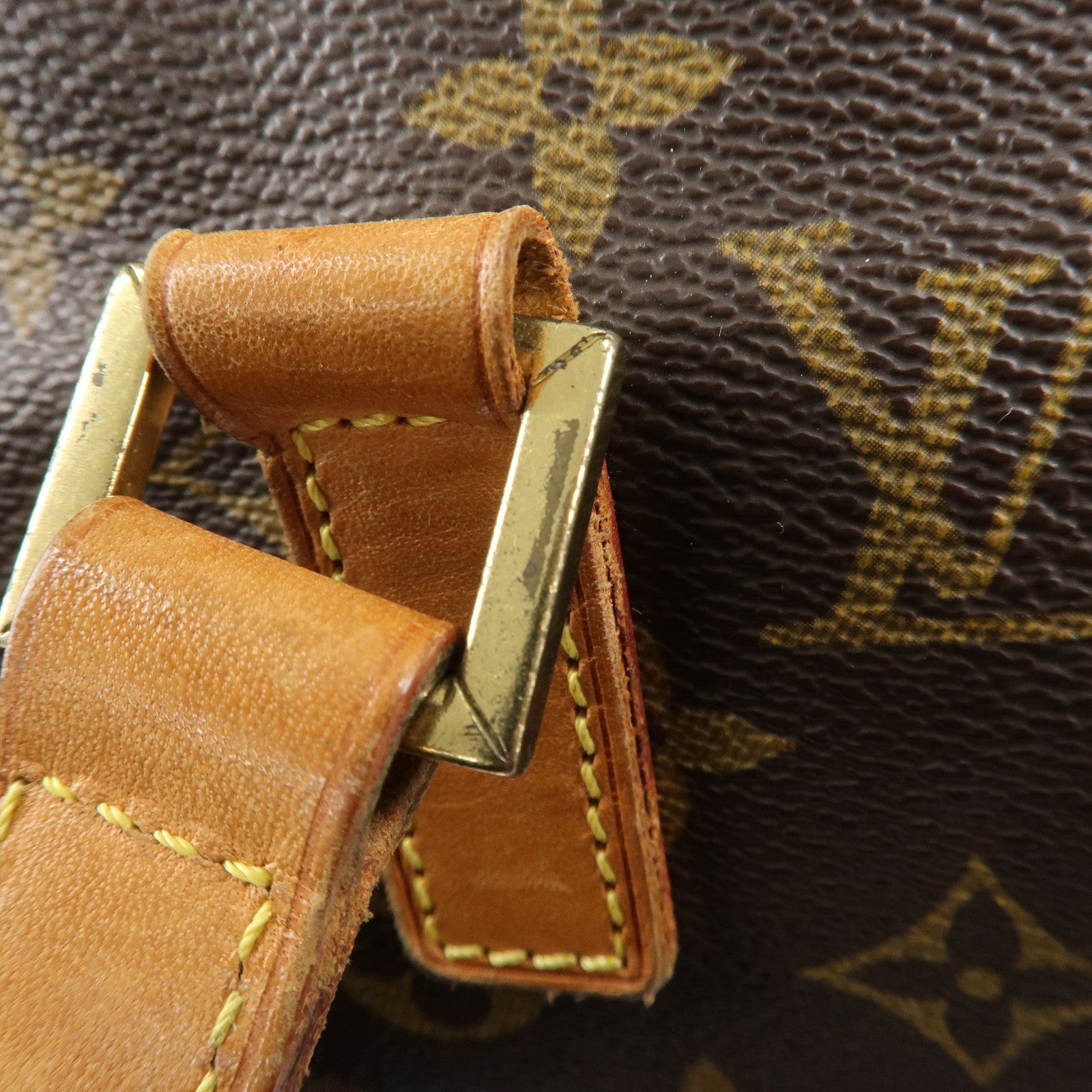 Louis Vuitton Monogram Canvas Cabas Piano Tote Bag Hand Bag M51148 Used