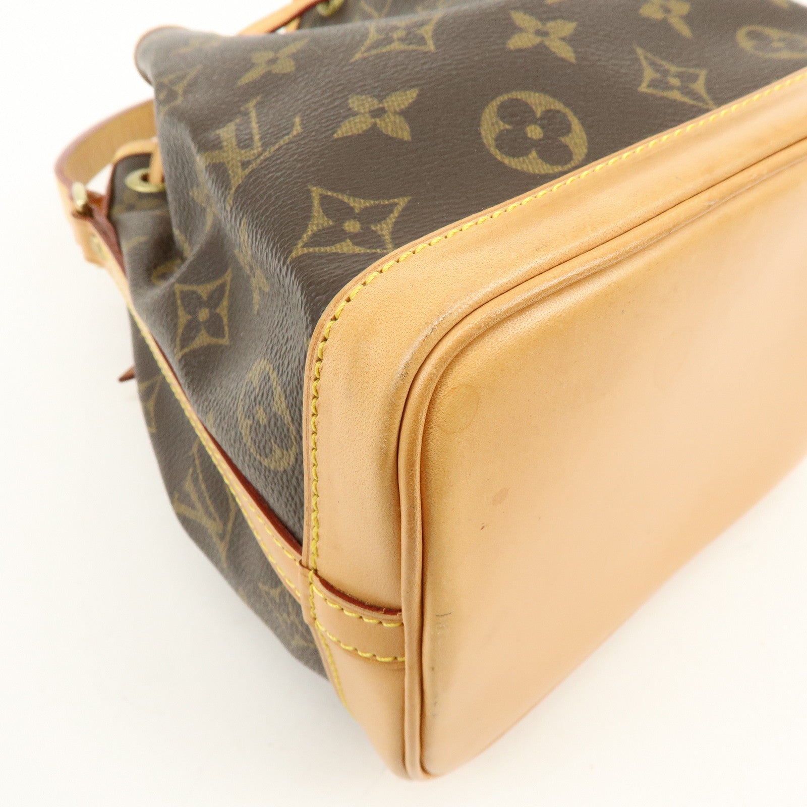 Louis Vuitton Monogram Mini Noe Drawstring Hand Bag Brown M42227