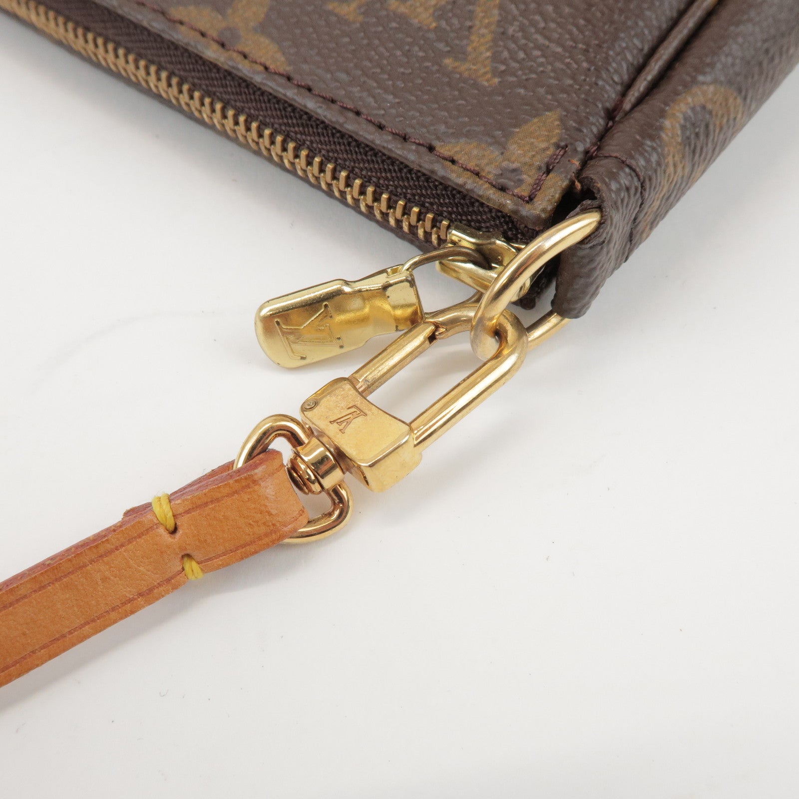 Louis Vuitton Monogram Pochette Accessoires Pouch Hand Bag M51980