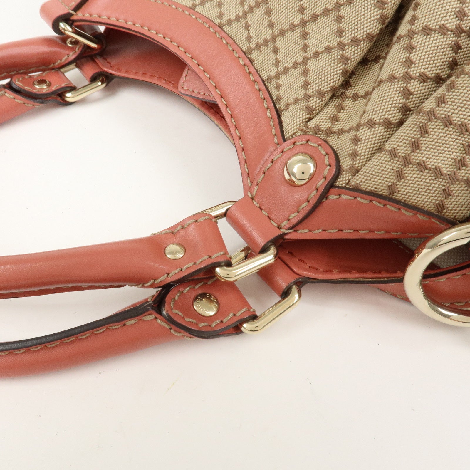 GUCCI Diamante Sukey Interlocking G Tote Bag Hand Bag 211944