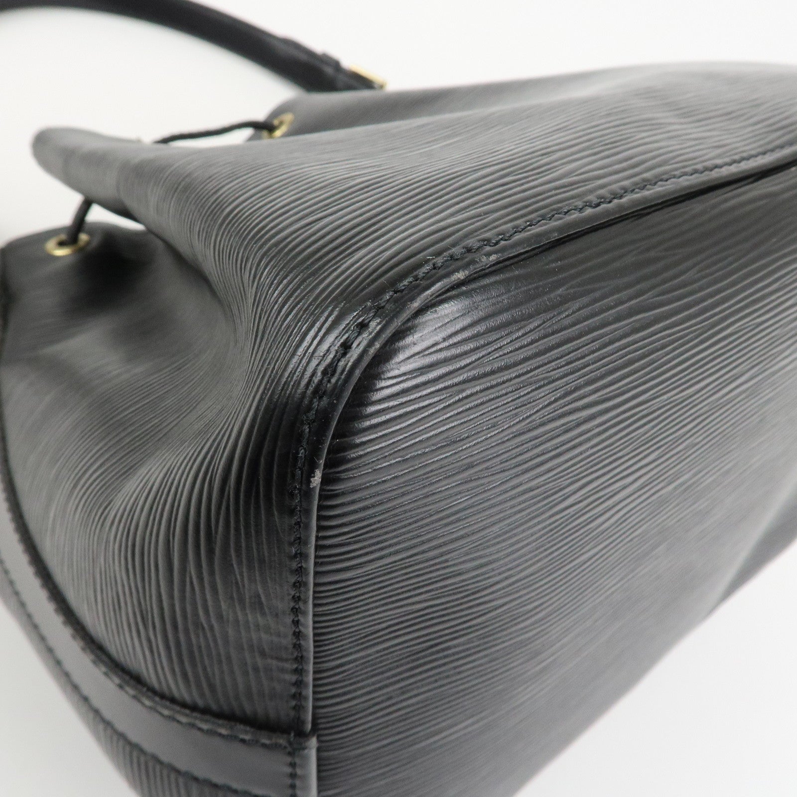 Louis Vuitton Epi Petit Noe Shoulder Bag Noir Black M59012 Used