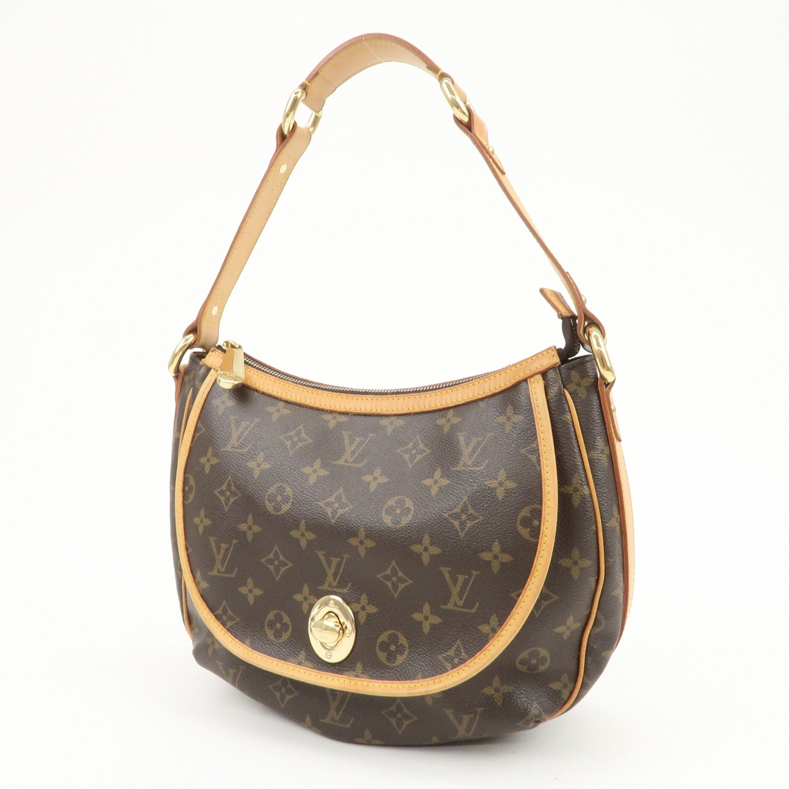 Louis Vuitton Monogram Tolum PM Shoulder Bag Hand Bag Brown M40076