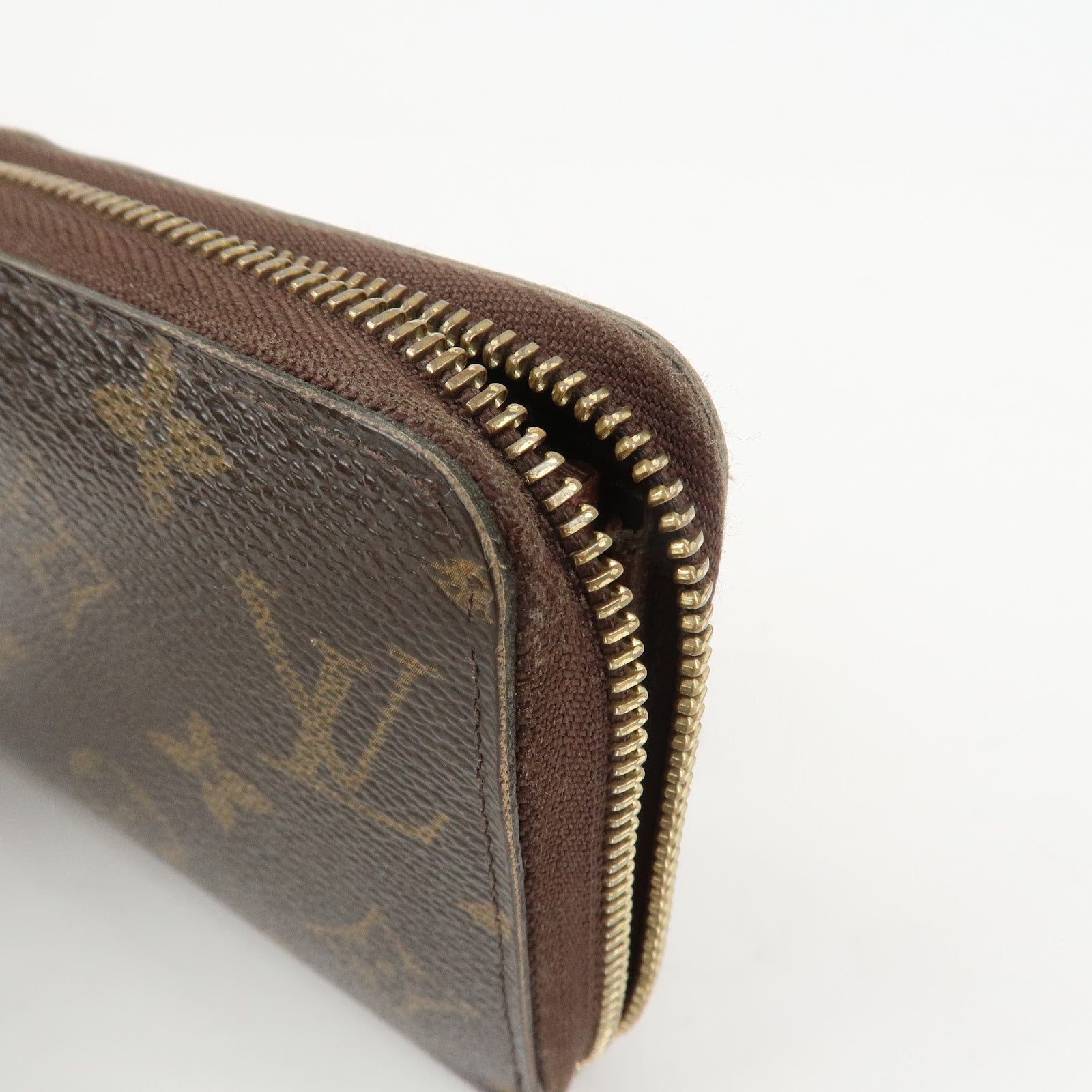 Louis Vuitton Monogram Zippy Round Long Wallet Brown M42616
