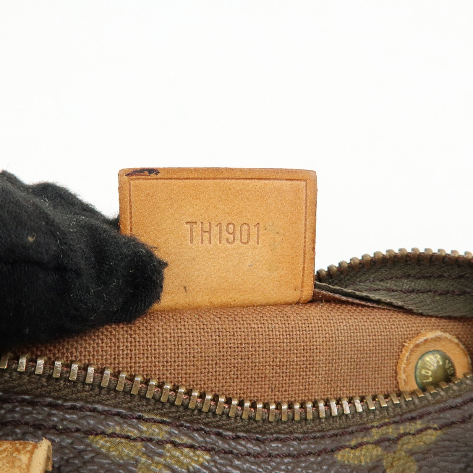 Louis Vuitton Monogram Mini Speedy Hand Bag Brown M41534