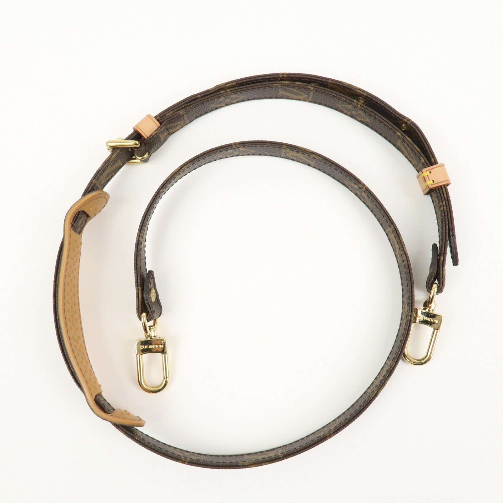 Louis Vuitton Monogram Adjustable Shoulder Strap Brown 120cm J52315