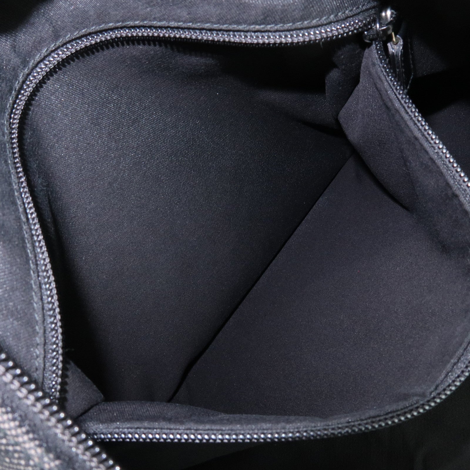 GUCCI GG Monogram GG Denim Shoulder Crossbody Bag Black 190628