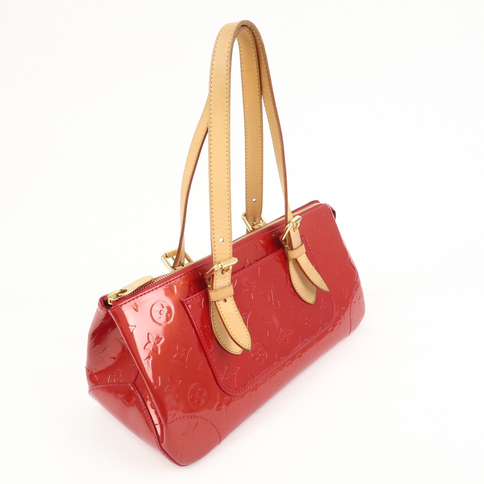 Louis Vuitton Vernis Rosewood Avenue Hand Bag Pomme DAmour M93507