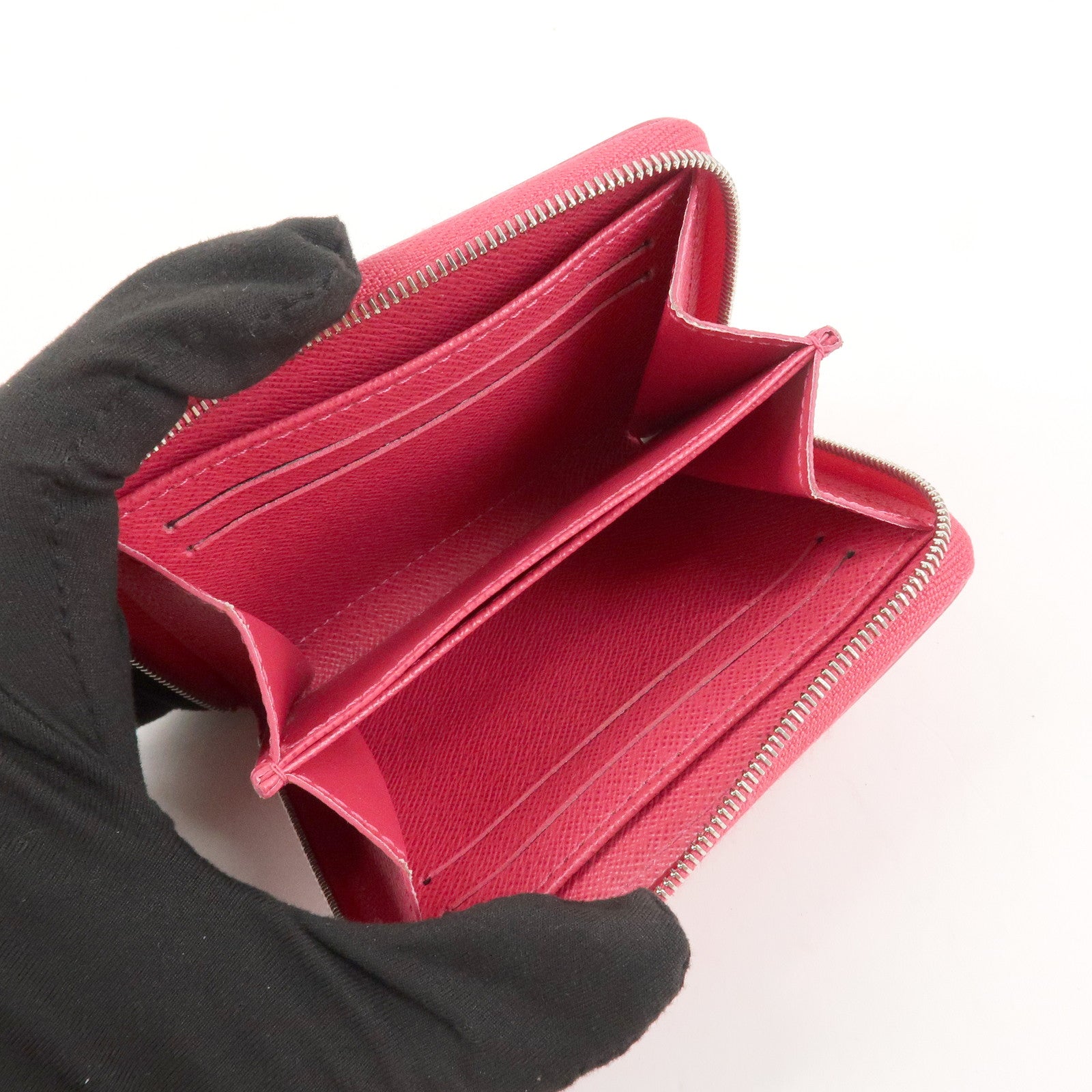 Louis Vuitton Epi Zippy Coin Purse Coin Case Fuchsia M60383 Used