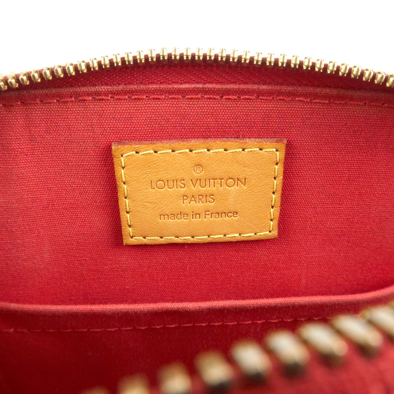 Louis Vuitton Monogram Vernis Alma BB 2Way Hand Bag Cerise M90174 Used