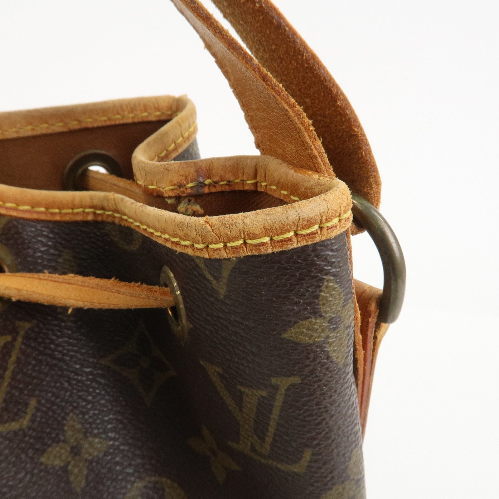 Louis Vuitton Monogram Petit Noe Shoulder Bag Brown M42226