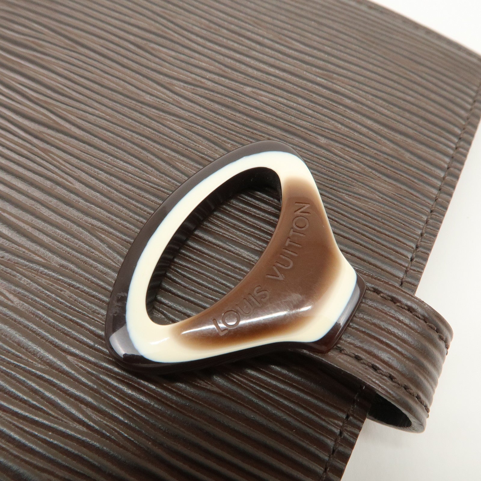 Louis Vuitton Epi Agenda PM Planner Cover Mocha R2009B