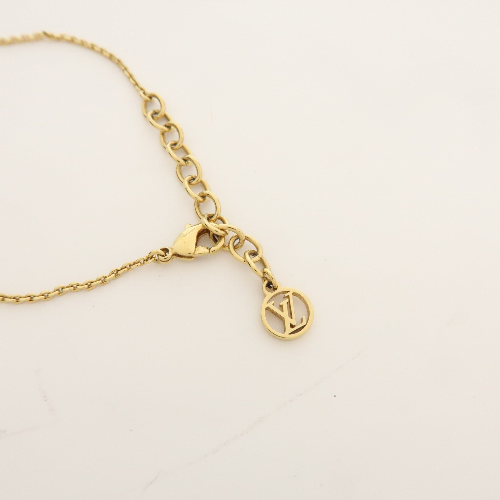 Louis Vuitton Petit Louis Metal Strass Bracelet Gold M00374