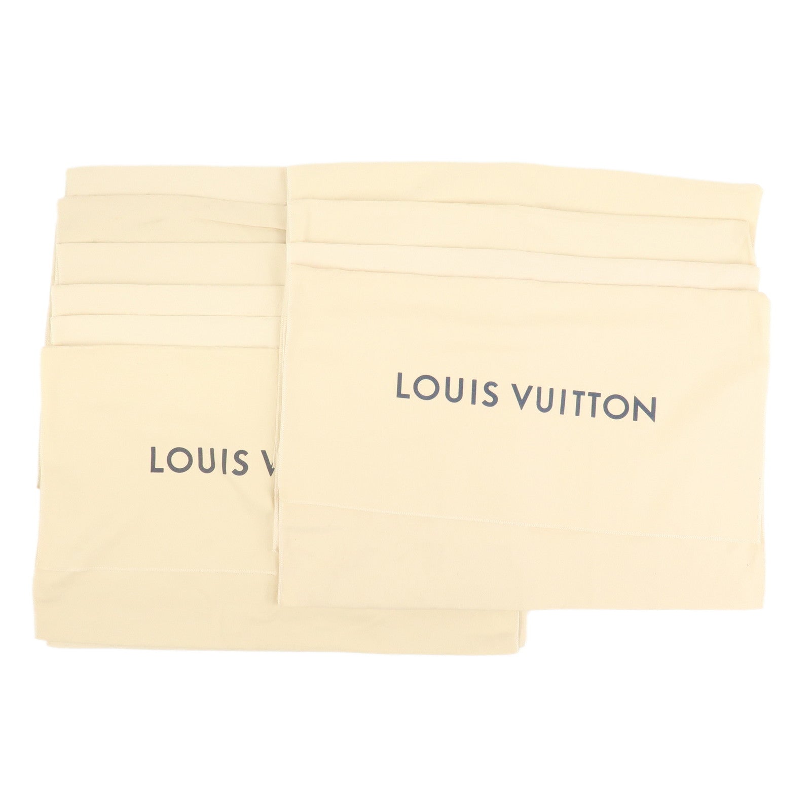 Louis Vuitton Set of 10 Dust Bag Storage Bag Flap Style