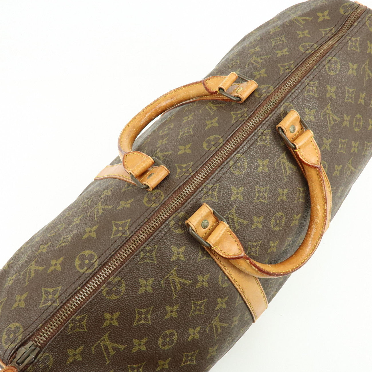 Louis Vuitton Monogram Keep All 50 Boston Bag Brown M41426