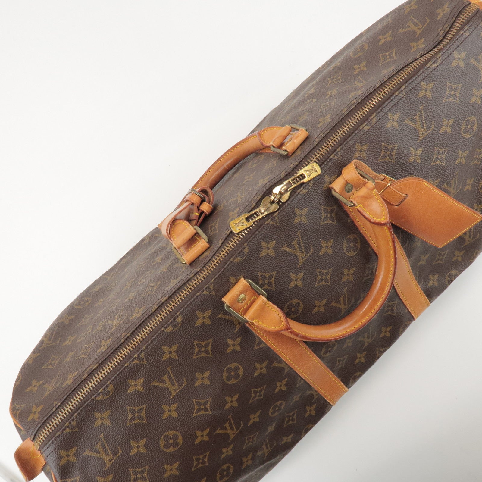 Louis Vuitton Monogram Keep All 55 Boston Bag Brown M41424