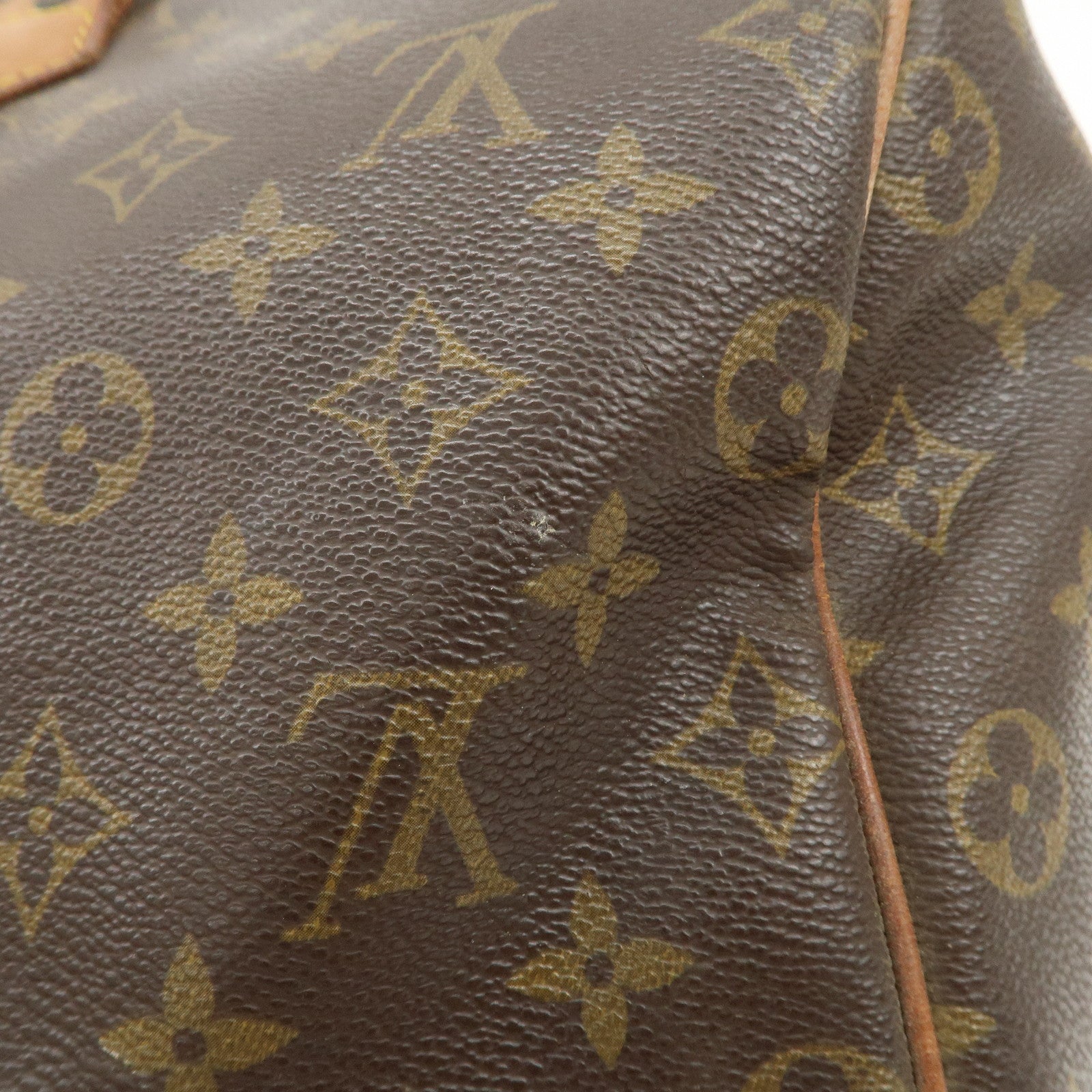 Louis Vuitton Monogram Speedy 40 Hand Bag Boston Bag Brown M41522