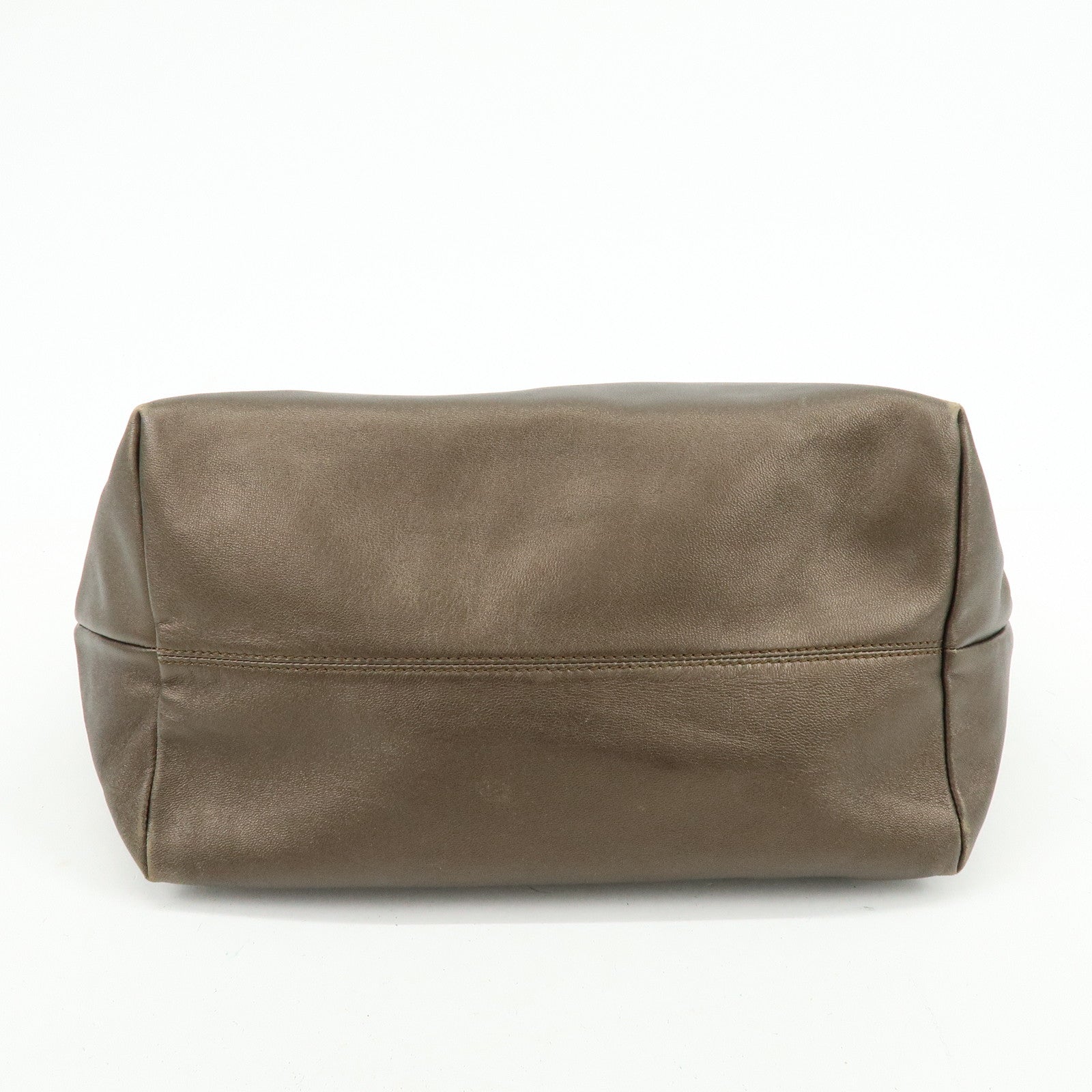 LOEWE Anagram Nappa Leather Tote Bag Hand Bag Bronze