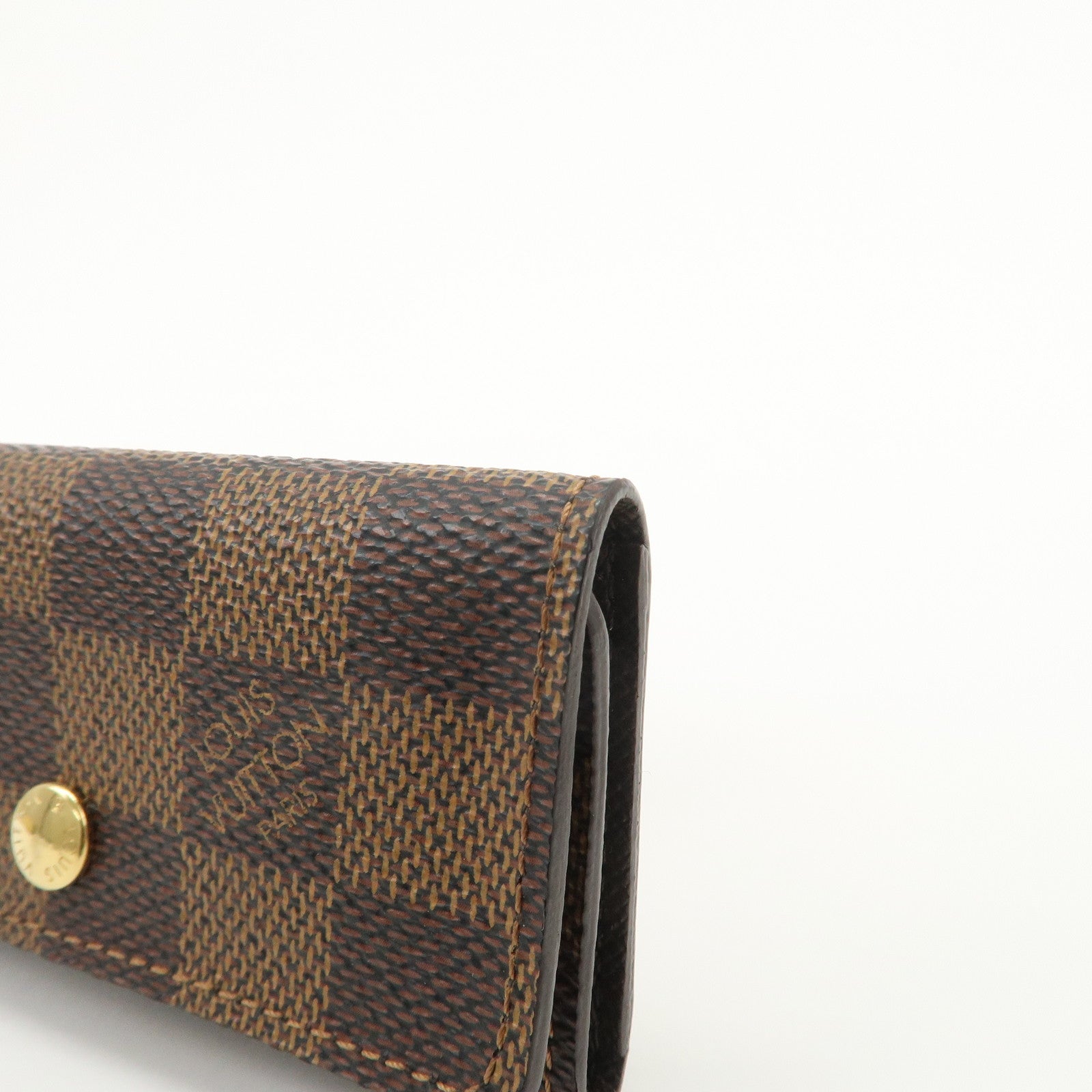 Louis Vuitton Damier Multicles 4 Key Case Damier Ebene Brown N62631