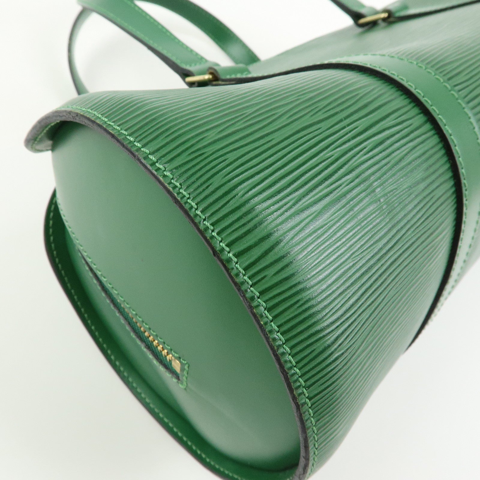 Louis Vuitton Epi Soufflot Hand Bag Borneo Green M52224