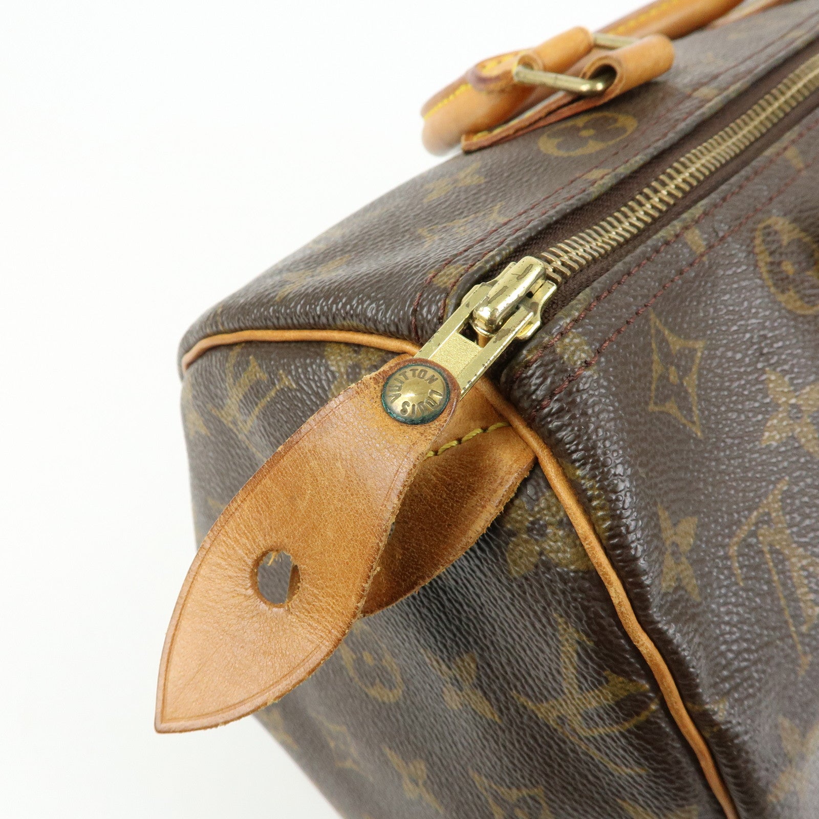 Louis Vuitton Monogram Speedy 30 Boston Bag Hand Bag Brown M41526