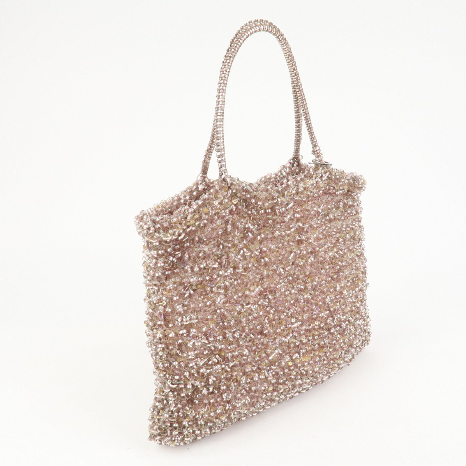 ANTEPRIMA PVC Hand Bag Tote Bag Clear Pink