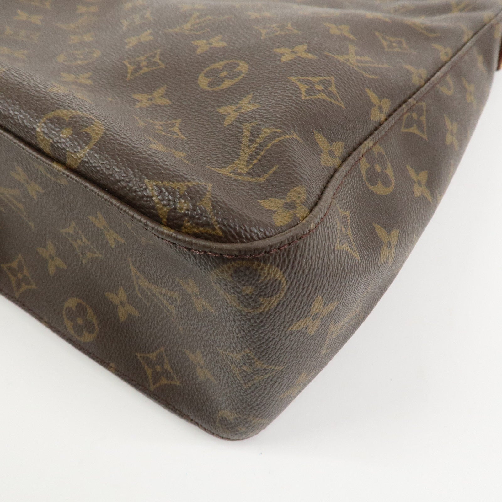 Louis Vuitton Monogram Looping GM Shoulder Bag Brown M51145
