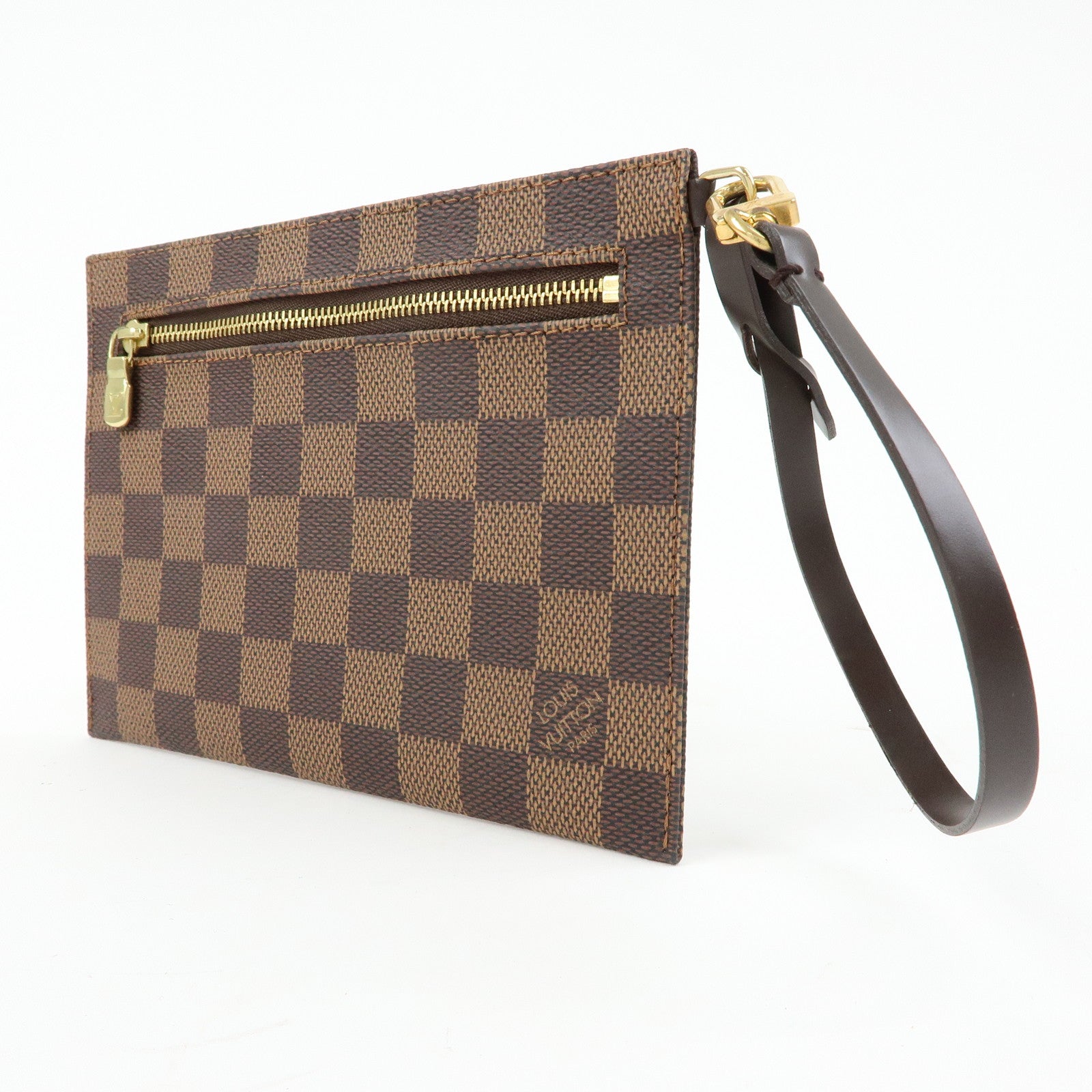 Louis Vuitton Damier Canvas Pouch for Clifton Bag Ebene N51149