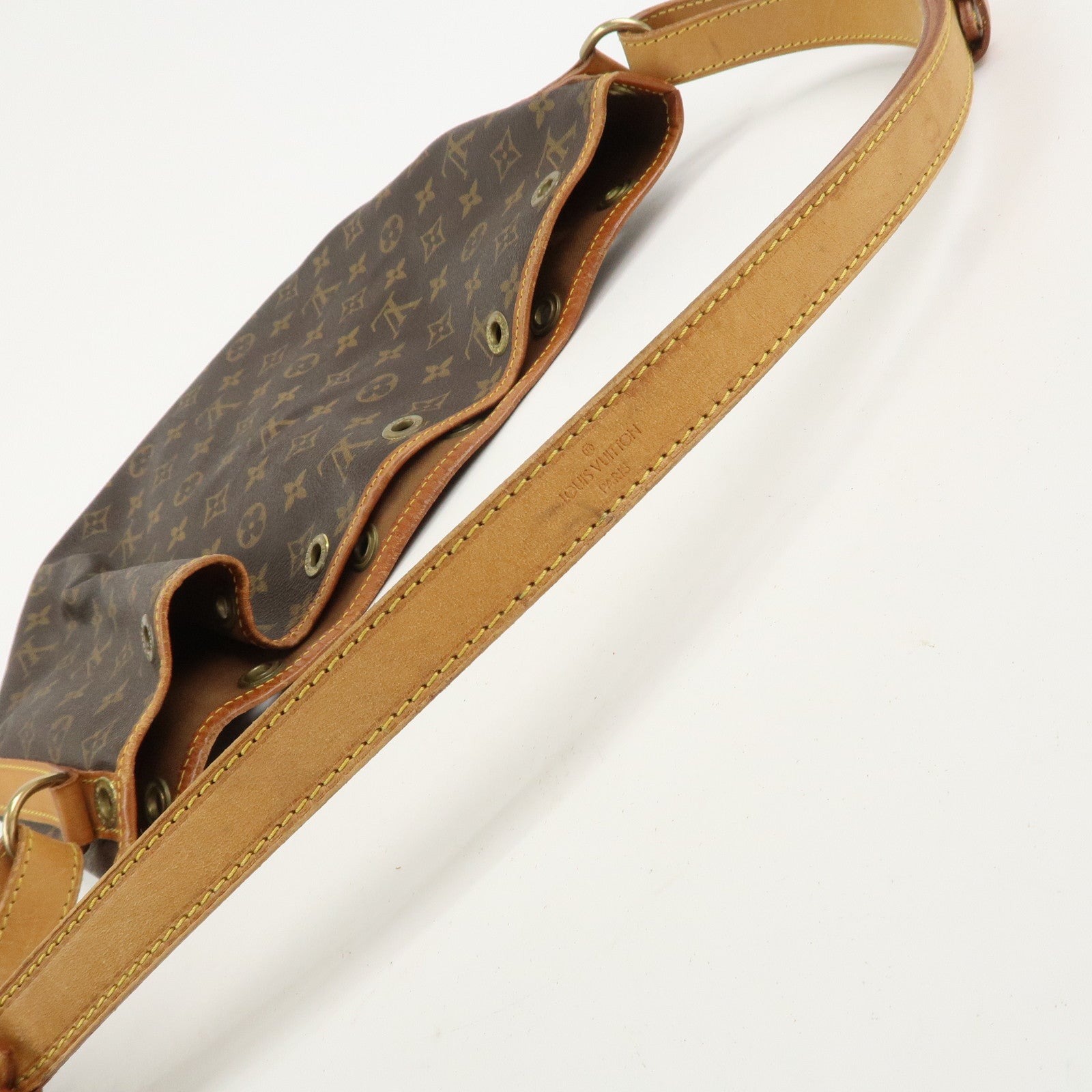 Louis Vuitton Monogram Canvas Petit Noe Shoulder Bag Brown M42226