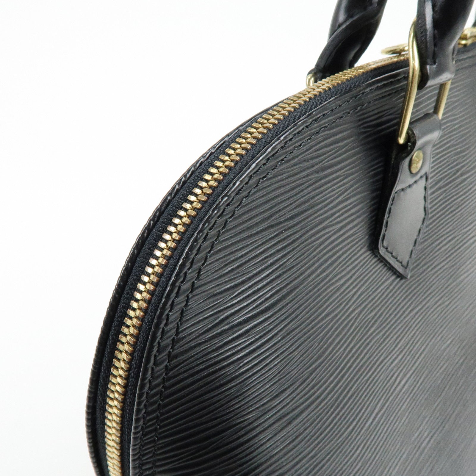 Louis Vuitton Epi Alma Hand Bag Noir Black M52142