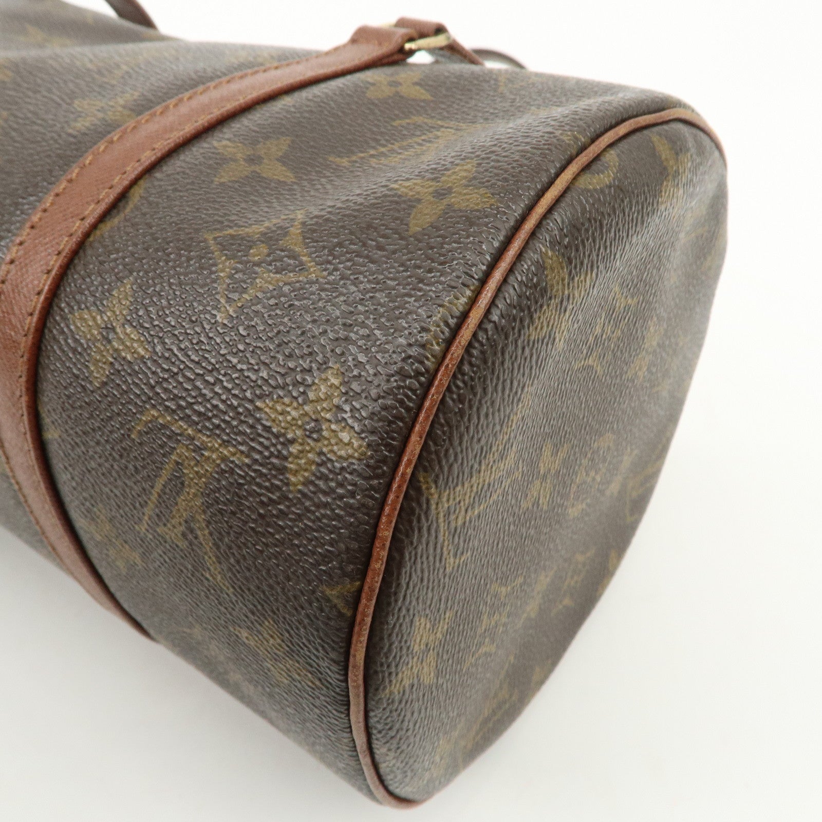 Louis Vuitton Monogram Papillon 30 Old Style Hand Bag Brown M51365