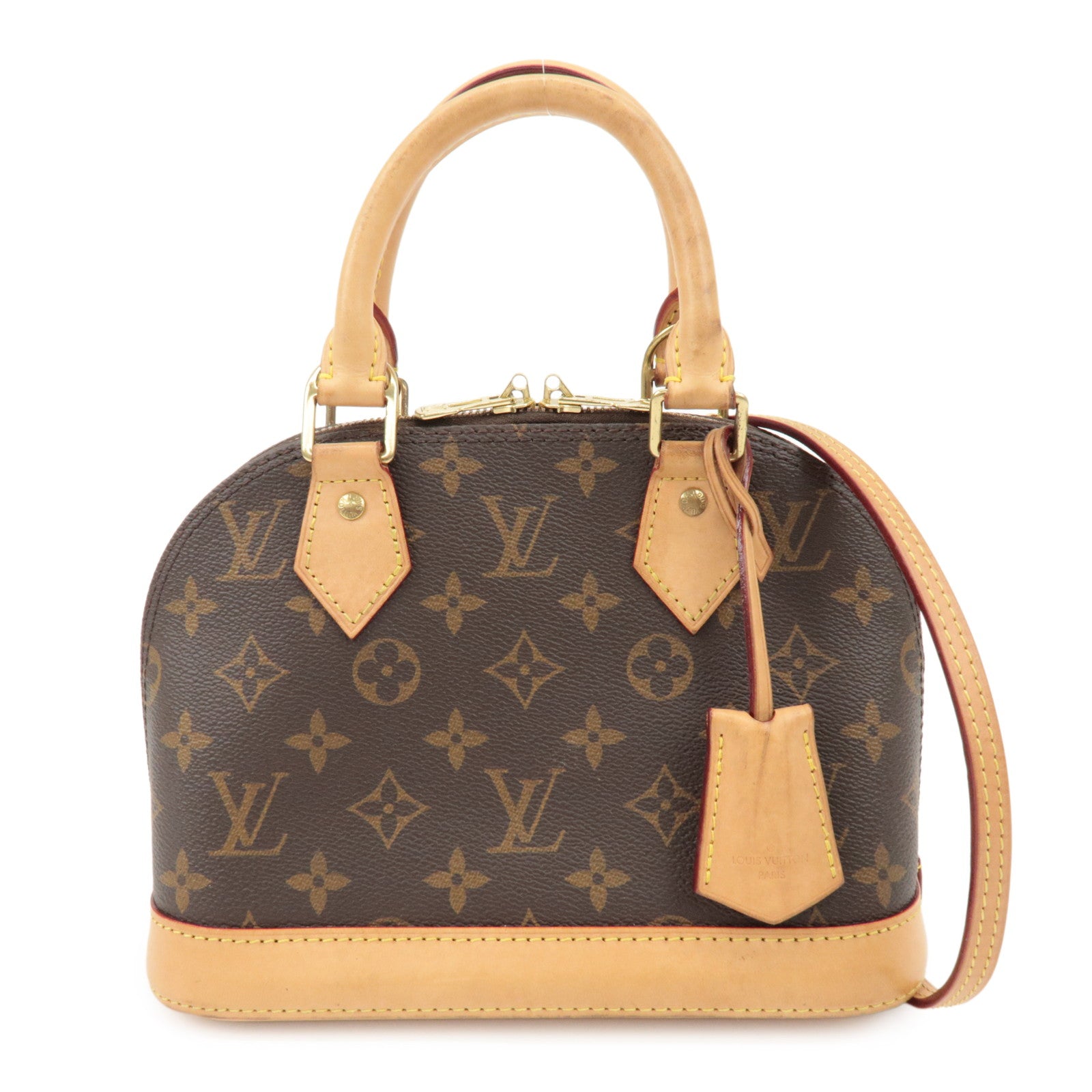 Louis Vuitton Monogram Alma BB 2Way Bag Hand Bag M53152 Used