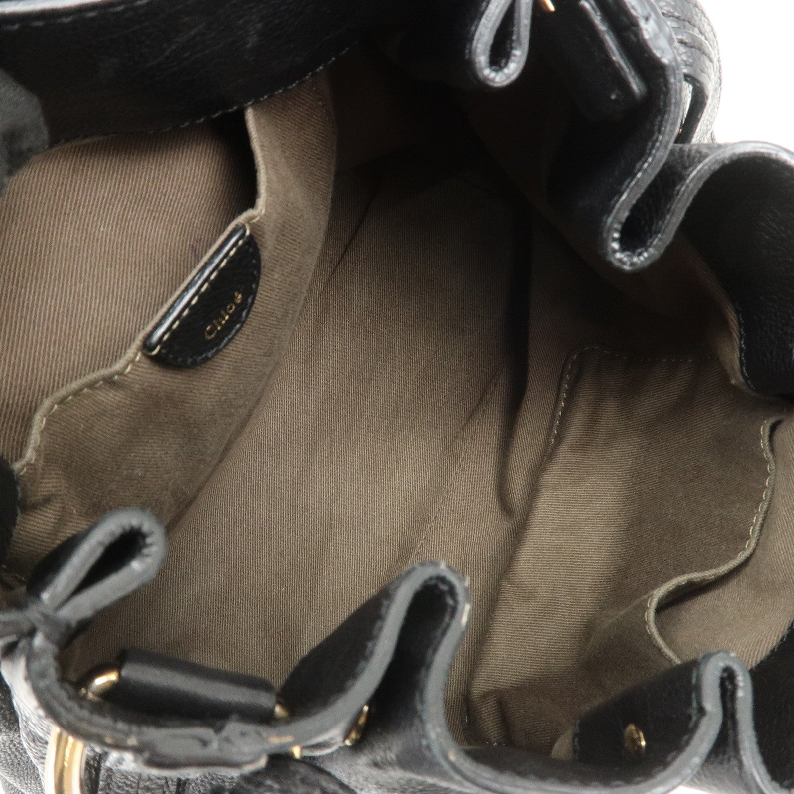 Chloe Elsie Leather 2Way Bag Shoulder Bag Hand Bag Black