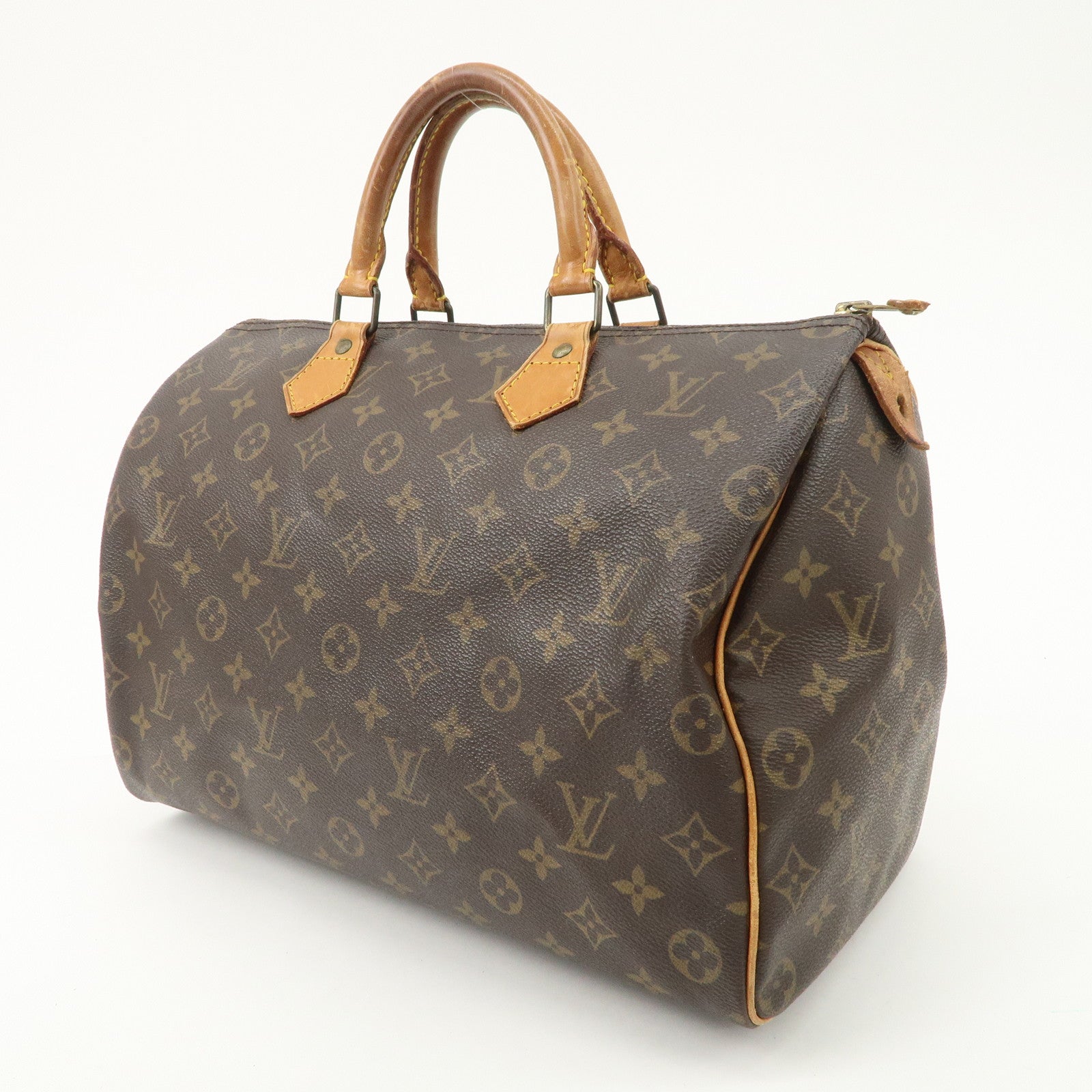 Louis Vuitton Monogram Speedy 35 Hand Bag Boston Bag M41524 Used